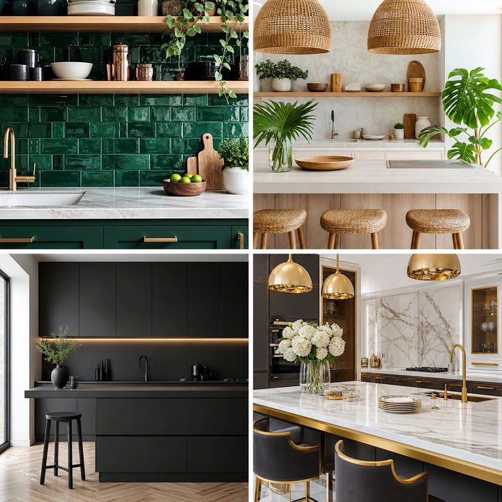 22 Modern Kitchens: Gray Cabinets & Black Countertops