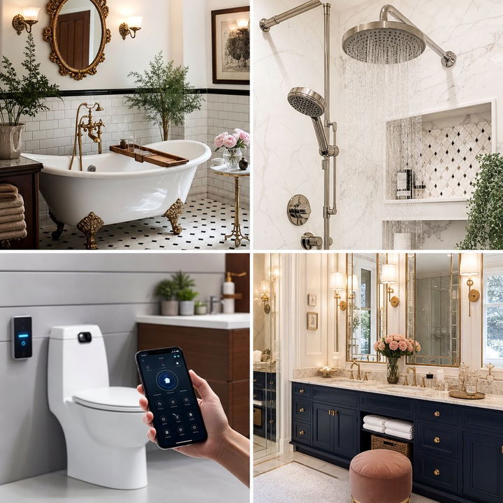 22 Space-Saving Hallway Bathroom Design Concepts