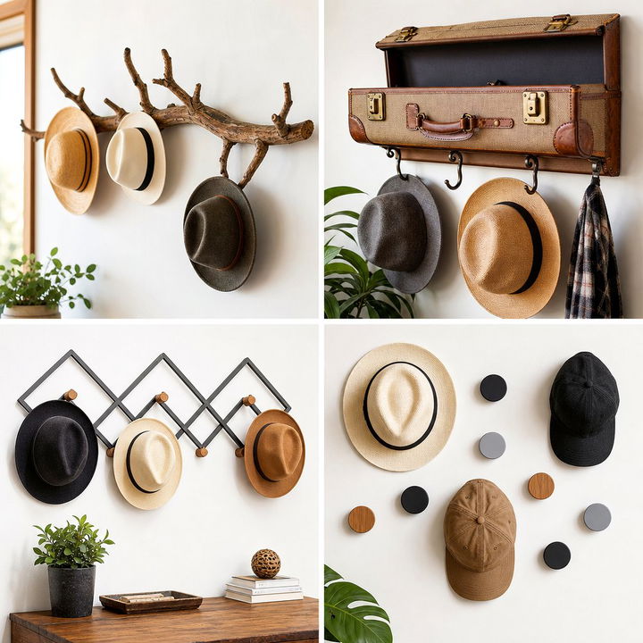 22 Stylish Hat Rack Ideas for Organized Entryways
