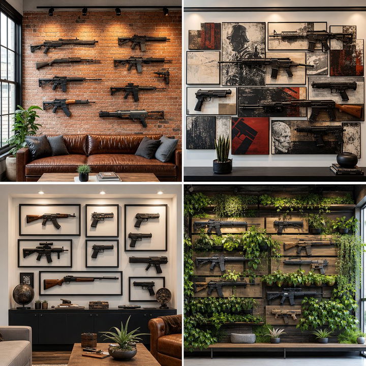 22 Tactical Gun Wall Display and Storage Solutions
