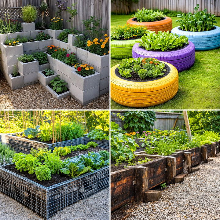 Affordable Raised Garden Bed Ideas for Thriving Veggie Gardens