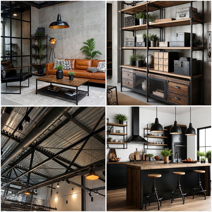 Industrial Decor Inspiration: Raw Edges & Urban Charm