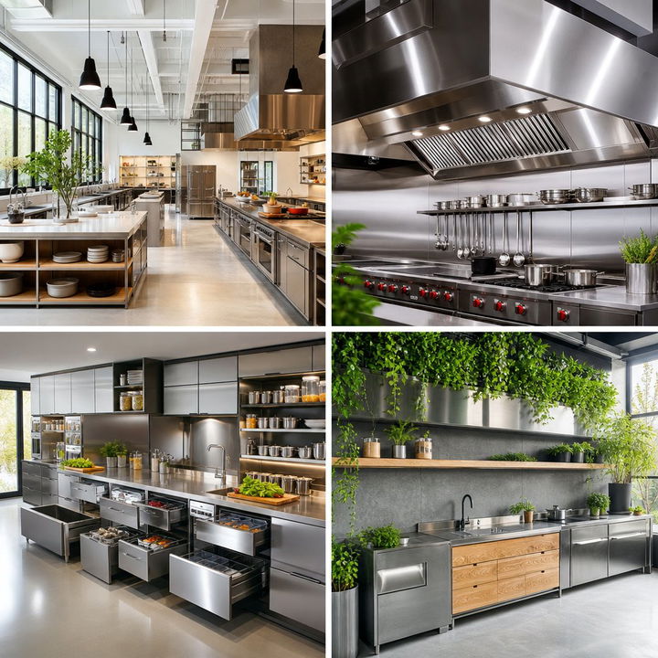 Industrial Kitchen Ideas with Utilitarian Style & Function
