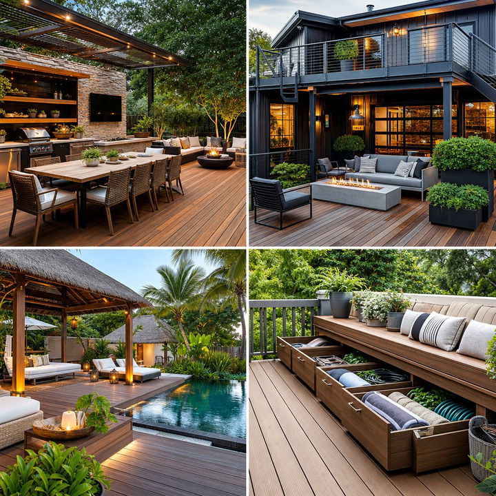 22 Amazing Large Deck Ideas for Entertaining and Outdoor Relaxation