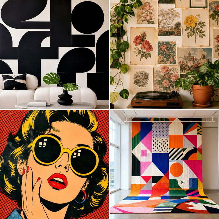 22 Bold Large Wall Art Concepts for Modern Interiors