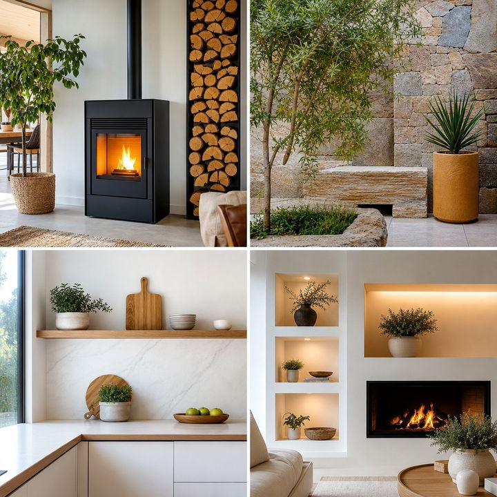 22 Cozy Kitchens With Fireplaces: Design Inspiration & Ideas