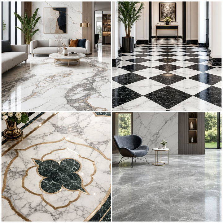 22 Elegant Marble Kitchen Floor Ideas to Elevate Your Home