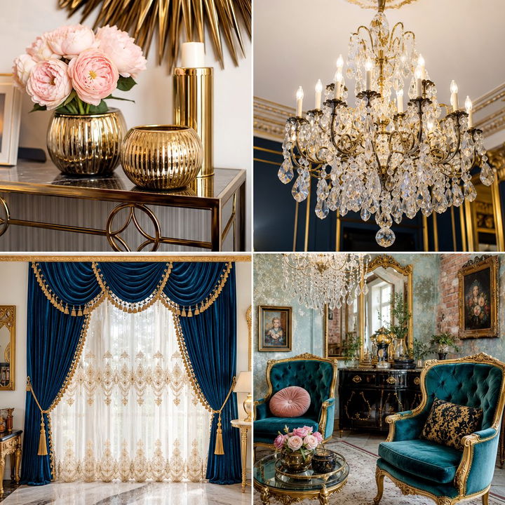 22 Glam Interior Design Ideas Opulent and Chic Home Inspirations
