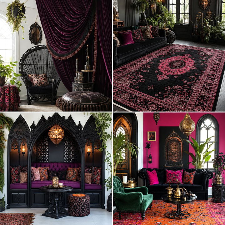 22 Gothic Boho Decor Ideas for Eclectic Dark Interiors