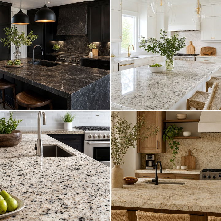 22 Granite Kitchen Countertop Ideas for Luxurious Spaces