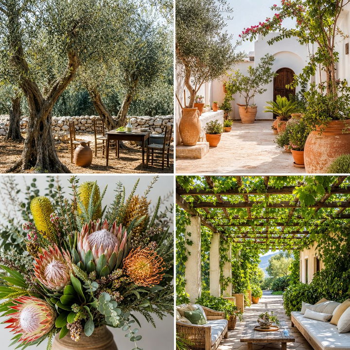 22 Greek Garden Ideas Inspired by Mediterranean Style