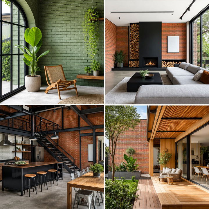 22 Green Brick Exterior Ideas for Timeless Home Facades