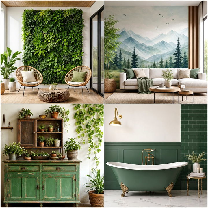 22 Green Garage Door Ideas for Modern Exterior Transformations