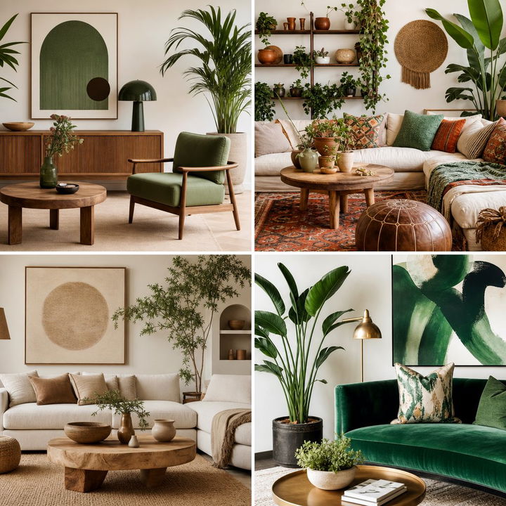 22 Green and Brown Bedroom Themes for Earthy Elegance