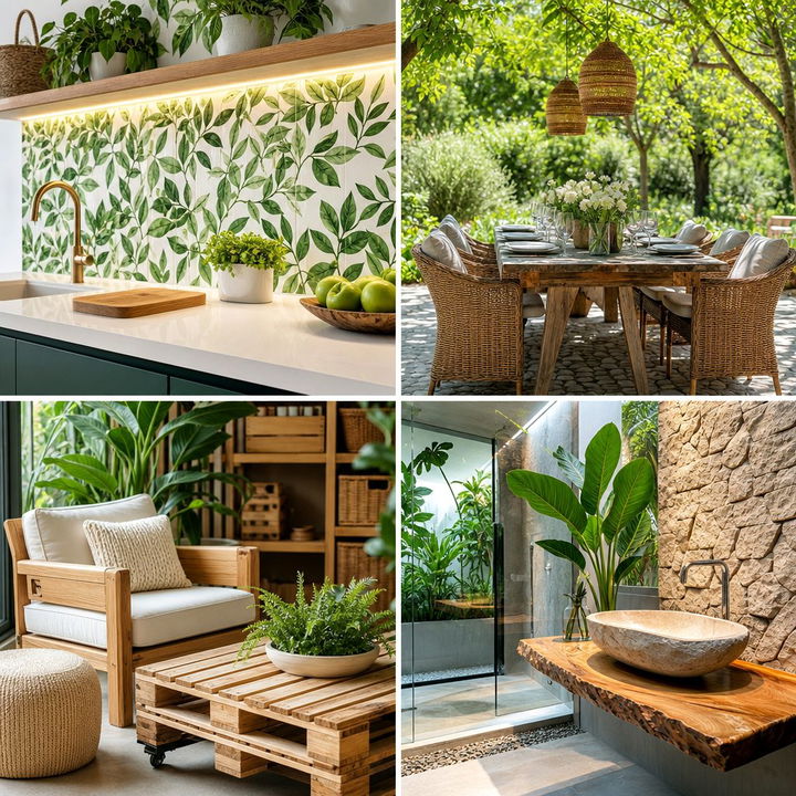 22 Green and Brown Kitchen Themes for Earthy Charm