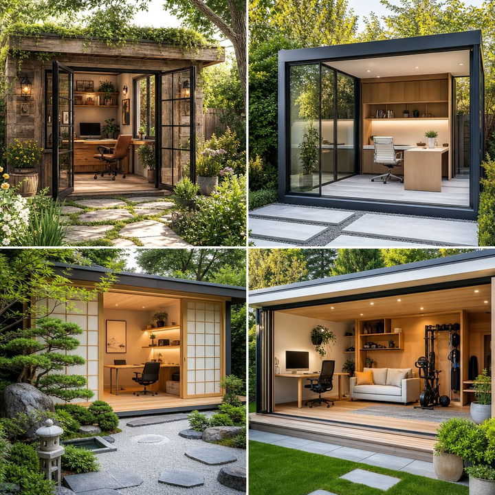22 Inspiring Garden Office Ideas for Productive Work