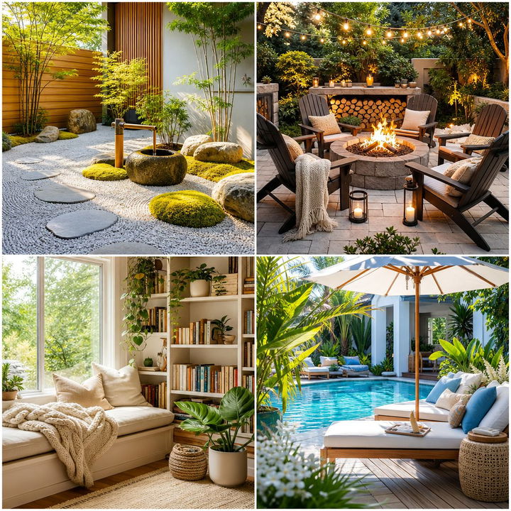 22 L-Shaped Backyard Designs for Optimal Space Usage