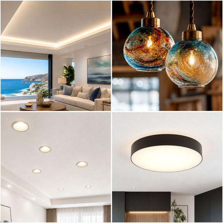 22 Living Room Ceiling Lighting Ideas for Layered Illumination