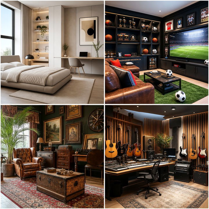 22 Masculine Bedroom Ideas for a Modern Man Cave Vibe
