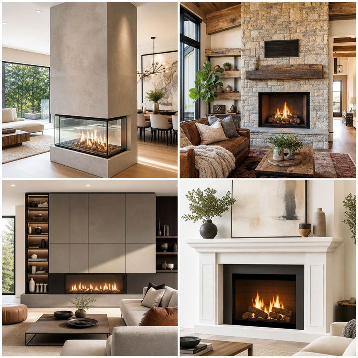 22 Modern Gas Fireplace Ideas for Cozy Outdoor Spaces