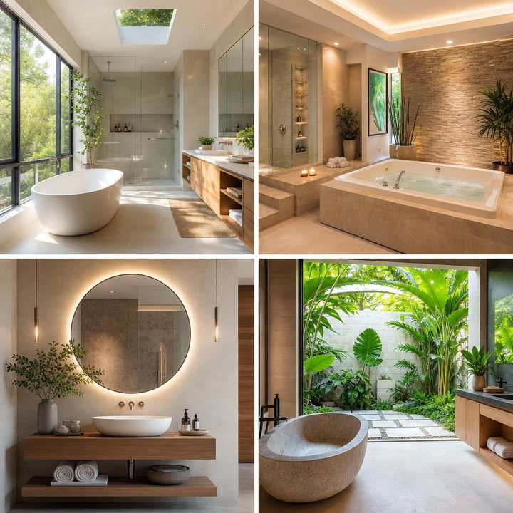 22 Spa-Inspired Large Bathroom Ideas for Ultimate Relaxation and Style