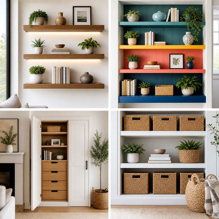 22 Space-Efficient Laundry Room Shelf Organization Tips