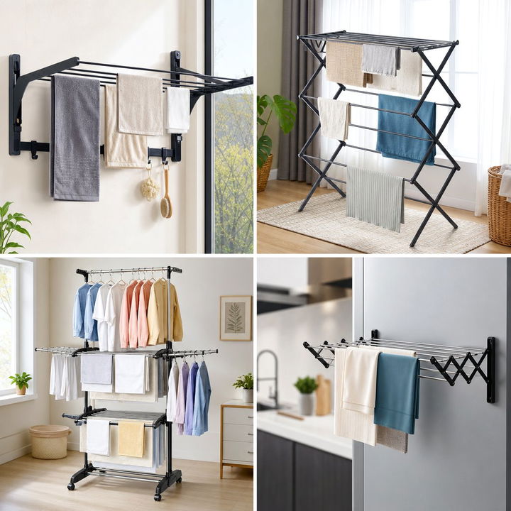 22 Space-Saving Laundry Room Drying Rack Solutions
