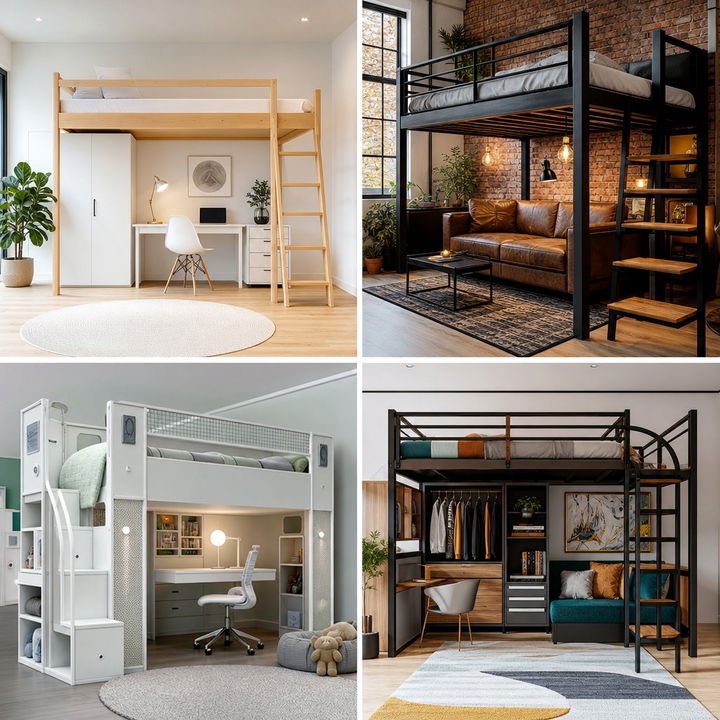22 Space-Saving Loft Bed Ideas for Modern Bedrooms