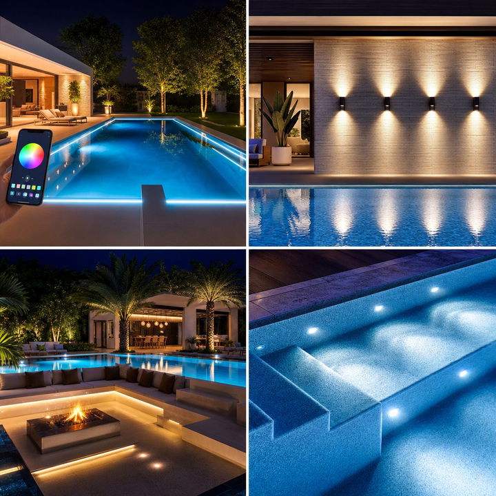 22 Brilliant Pool Lighting Ideas for Ambiance and Safety at Night