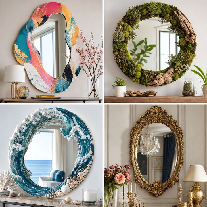 22 Creative Mirror Painting Ideas for Unique Wall Art Decor