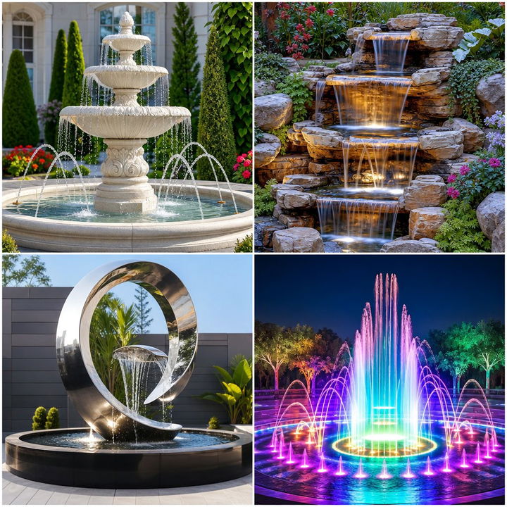 22 Elegant Pool Fountain Ideas for a Serene Outdoor Oasis