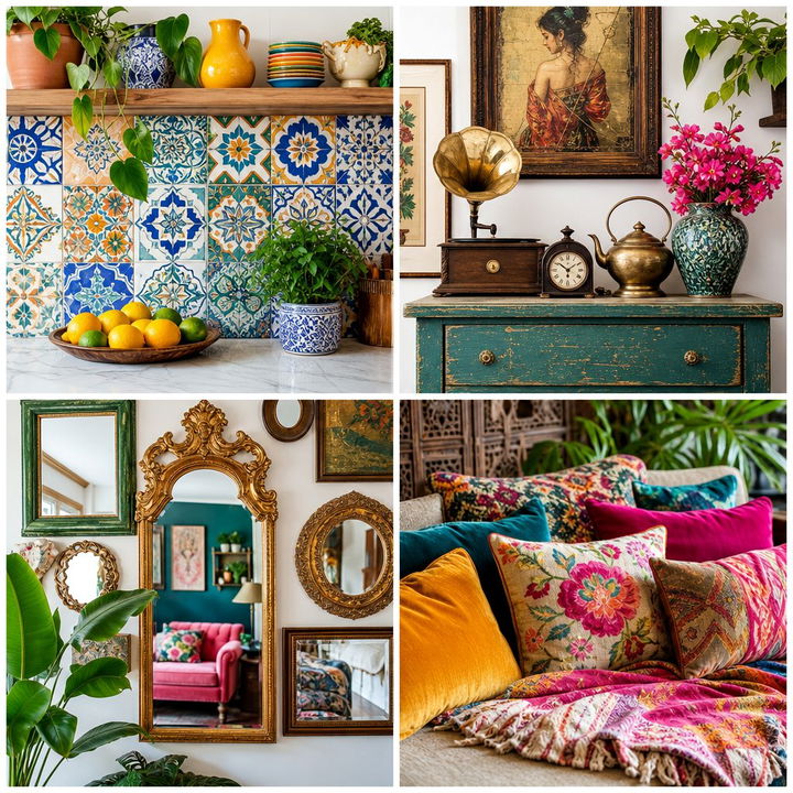 22 Maximalist Bathroom Ideas: Opulent Tiles & Bold Accents