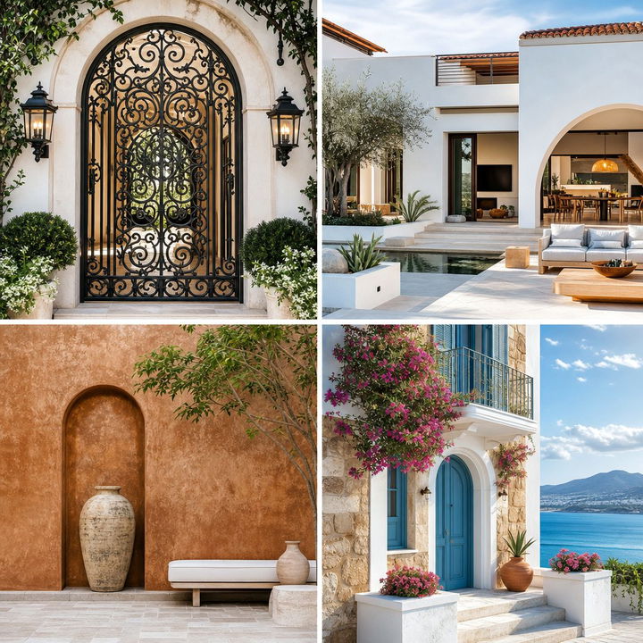 22 Mediterranean Front Door Ideas for Welcoming Entryways