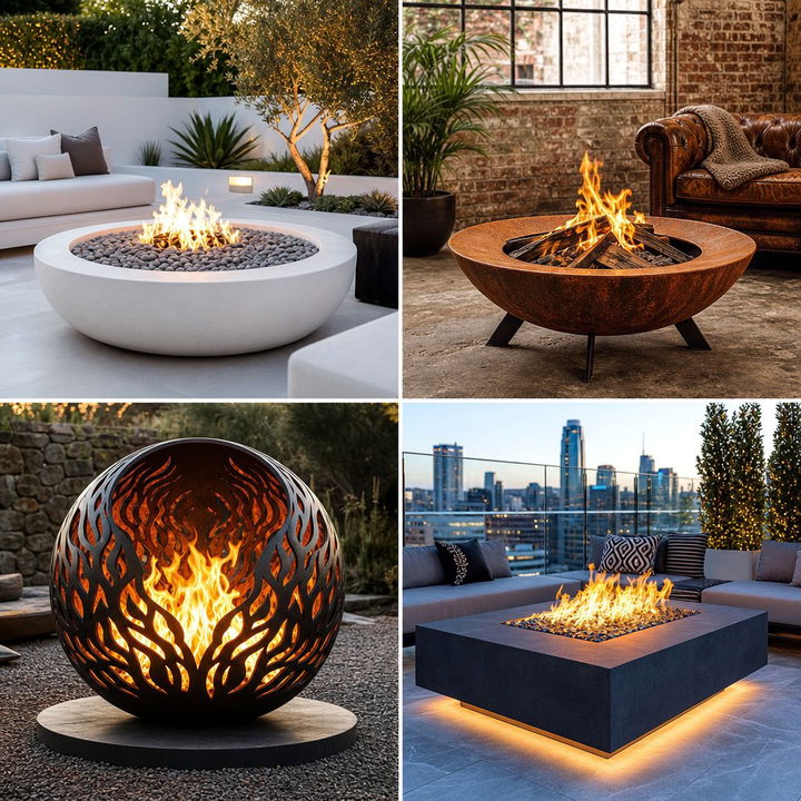 22 Metal Fire Pit Ideas for Modern Outdoor Gatherings