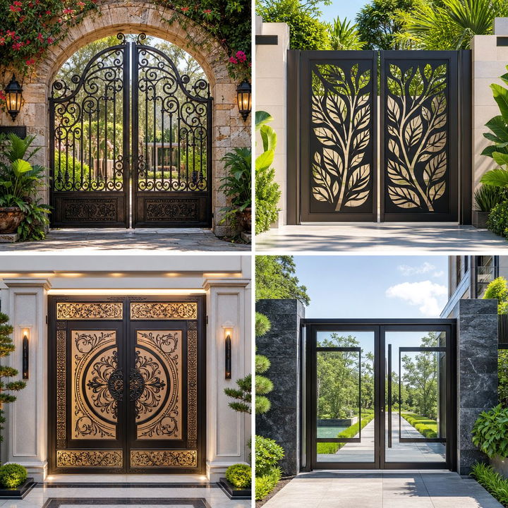 22 Metal Garden Gate Ideas to Elevate Outdoor Spaces