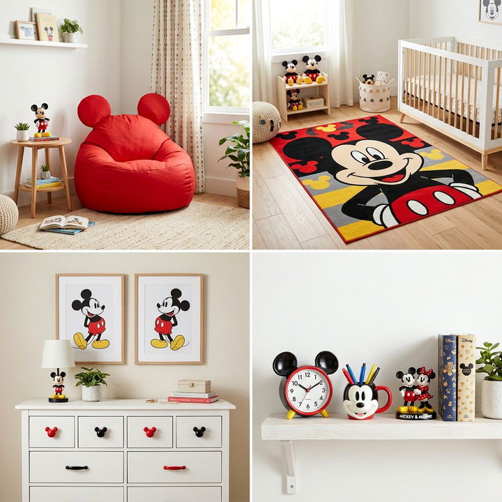 22 Mickey Mouse Room Decor Ideas for Playful Spaces