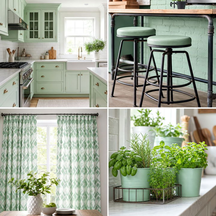22 Mint Kitchen Decor Inspiration for Fresh and Inviting Spaces