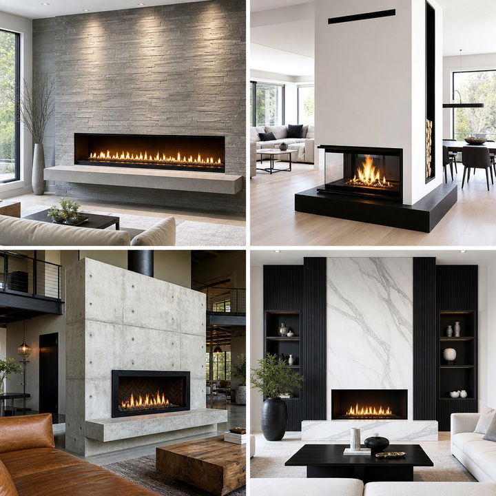 22 Modern Fireplace Ideas for a Stylish Focal Point