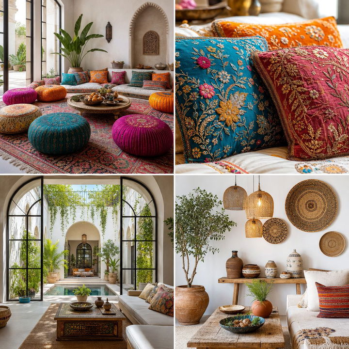 22 Moroccan-Inspired Living Room Decor Ideas for Rich Vibes