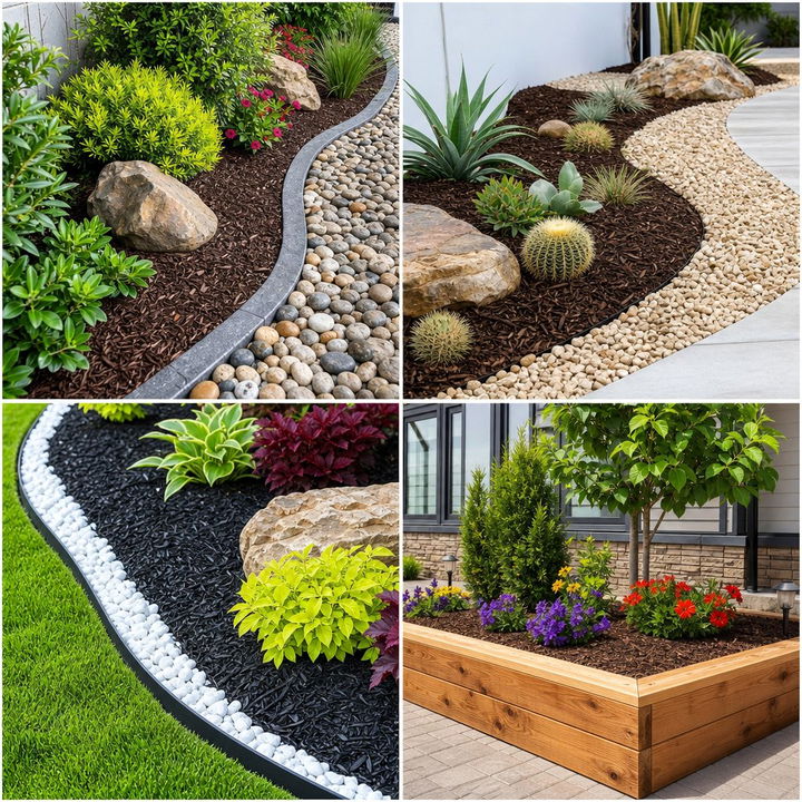 22 Mulch Edging Ideas to Define Garden Beds Naturally