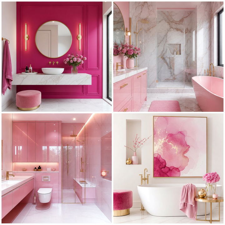 22 Pink Bathroom Ideas: From Subtle Tones to Bold Statements