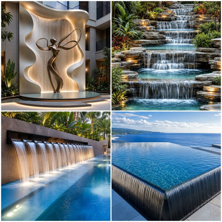 22 Pondless Waterfall Design Ideas for Modern Landscapes