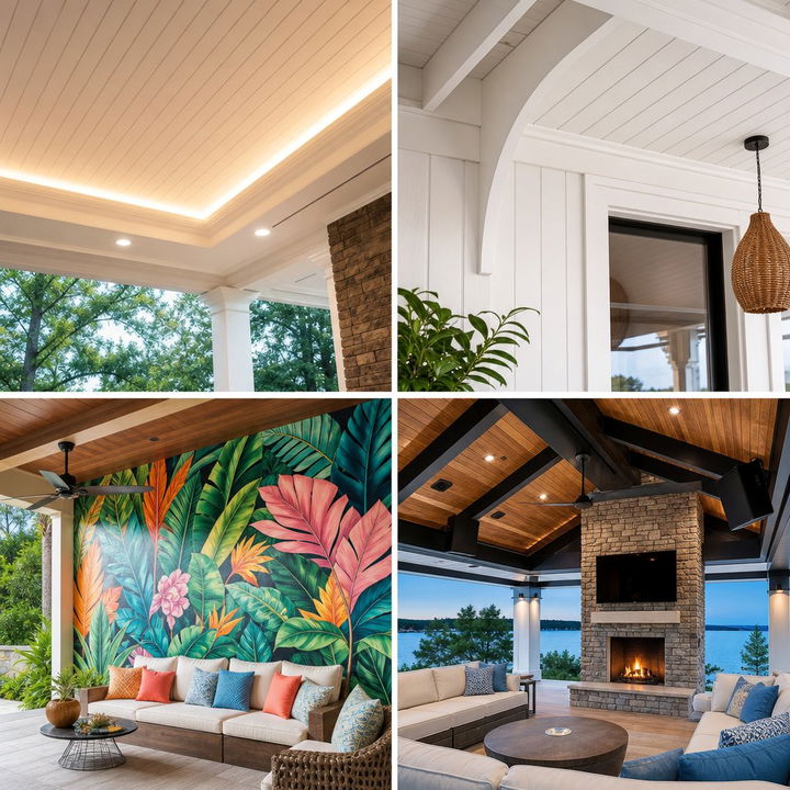 22 Porch Ceiling Ideas to Enhance Your Outdoor Aesthetic