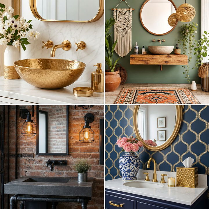 22 Powder Room Ideas to Maximize Style in Small Bathrooms