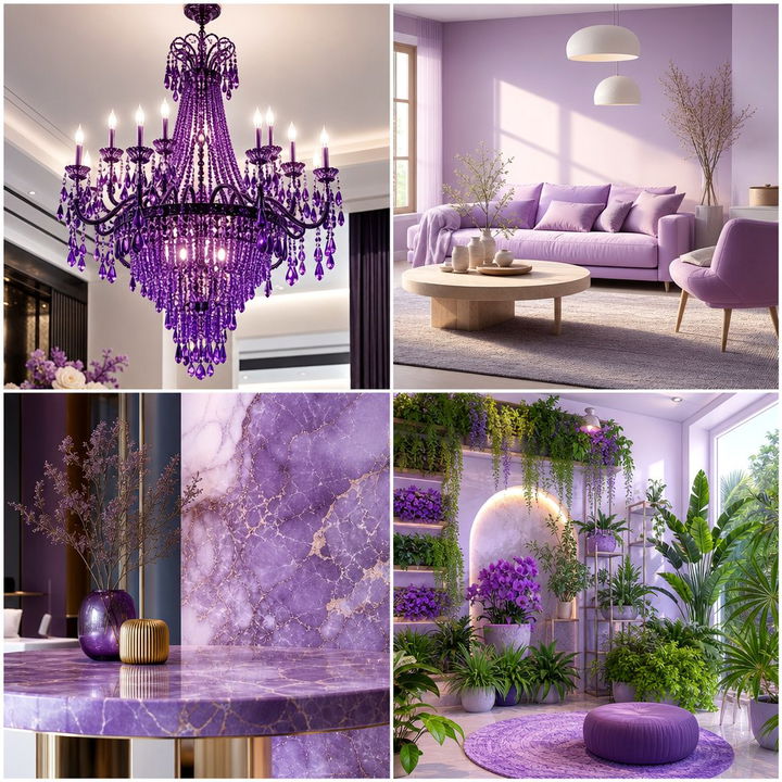 22 Serene Purple Living Room Ideas for a Cozy Ambiance