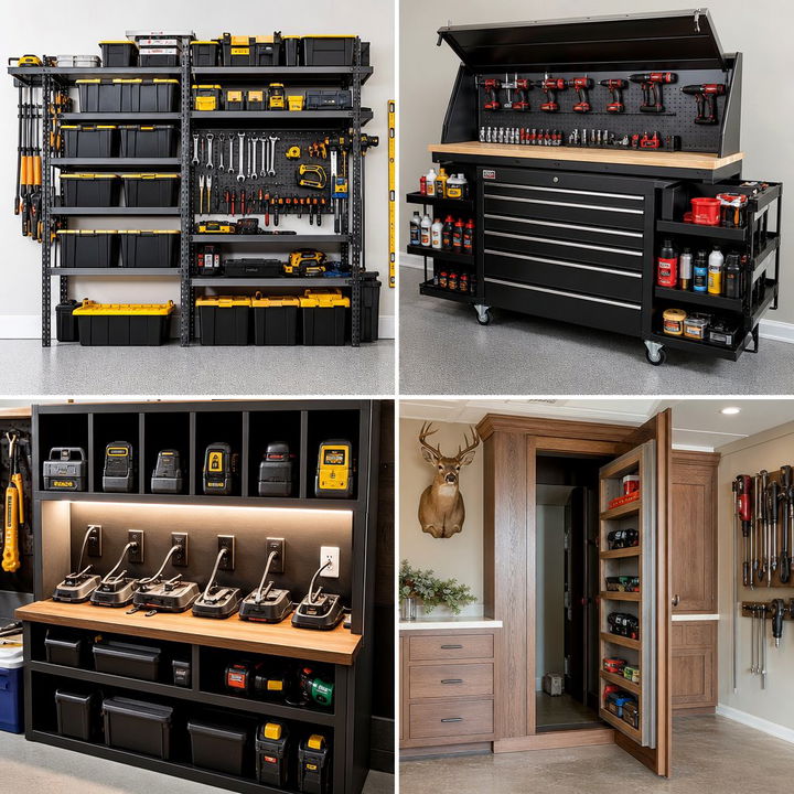 22 Smart Power Tool Storage Ideas for Organized Workshops