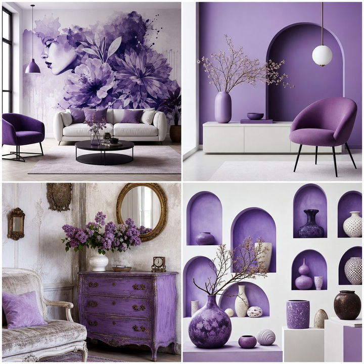 22 Sophisticated Purple Dining Room Decorating Ideas