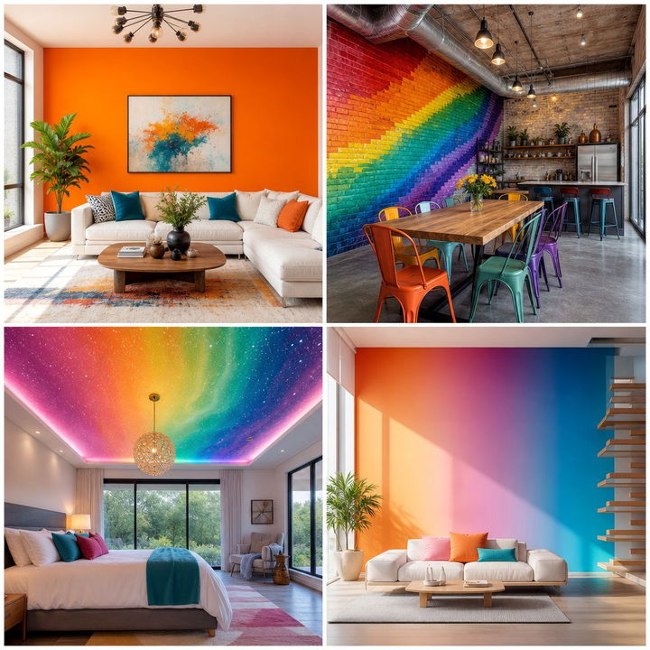 22 Vibrant Rainbow Bedroom Ideas for a Colorful Retreat