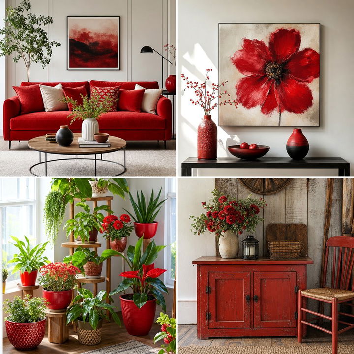 22 Bold Red Living Room Ideas for Vibrant Spaces