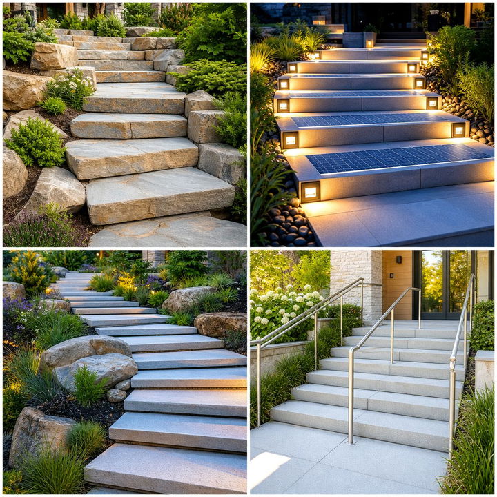 22 Functional and Decorative Patio Step Design Ideas